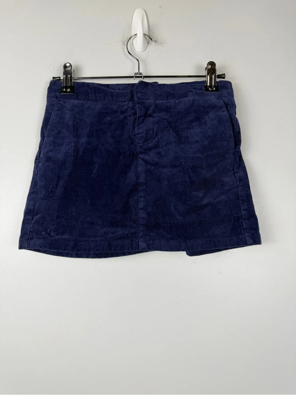 Girls Ralph Lauren Navy Blue Corduroy Mini Skirt size 8